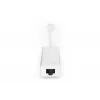 DIGITUS USB 3.0, 3-Port-Hub & Gigabit-LAN-Adapter 3xUSB A/F, 1xUSB A/M, 1xRJ45 LAN Unterstützt Windows und Mac OS