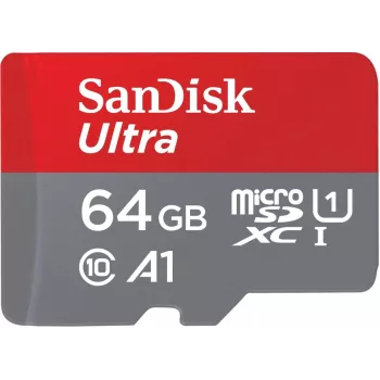 WESTERN DIGITAL SanDisk Ultra micro SDXC 64GB plus SD Adapter 140MB/s A1 Class 10 UHS-I - Imaging Packaging