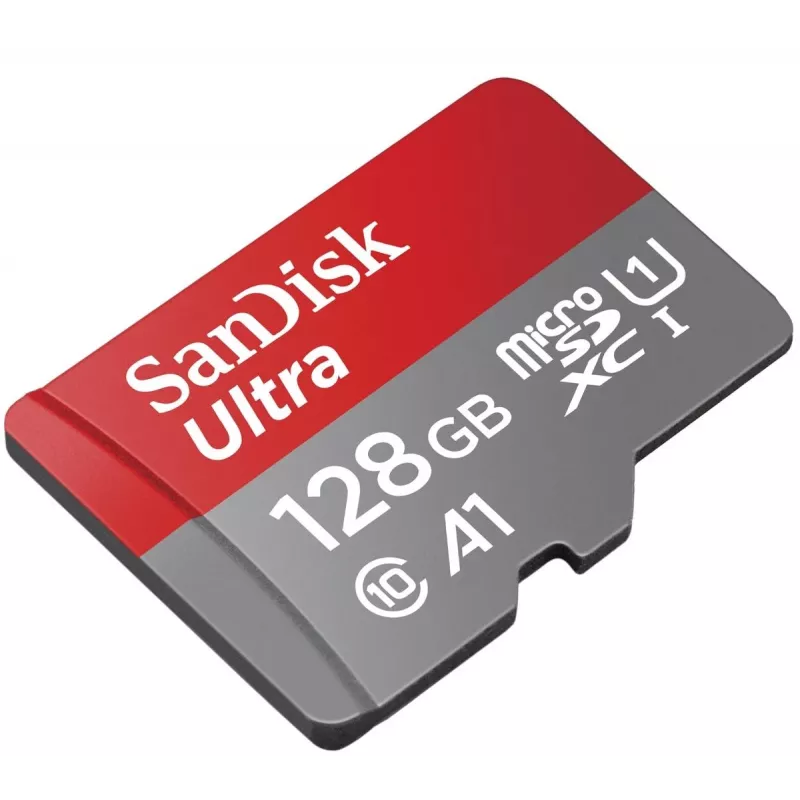 WESTERN DIGITAL SanDisk Ultra micro SDXC 128GB plus SD Adapter 140MB/s A1 Class 10 UHS-I - Imaging Packaging