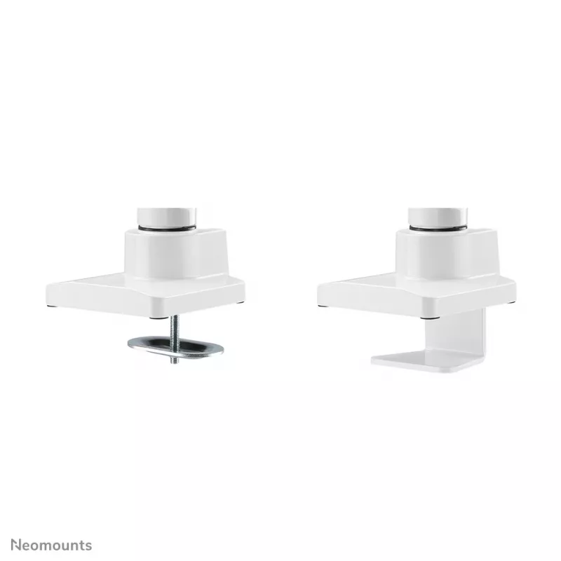 Neomounts NM-D775WHITEPLUS Monitorarm 10-49 Zoll - Gasfeder - Topfix - 180°-Anschlag