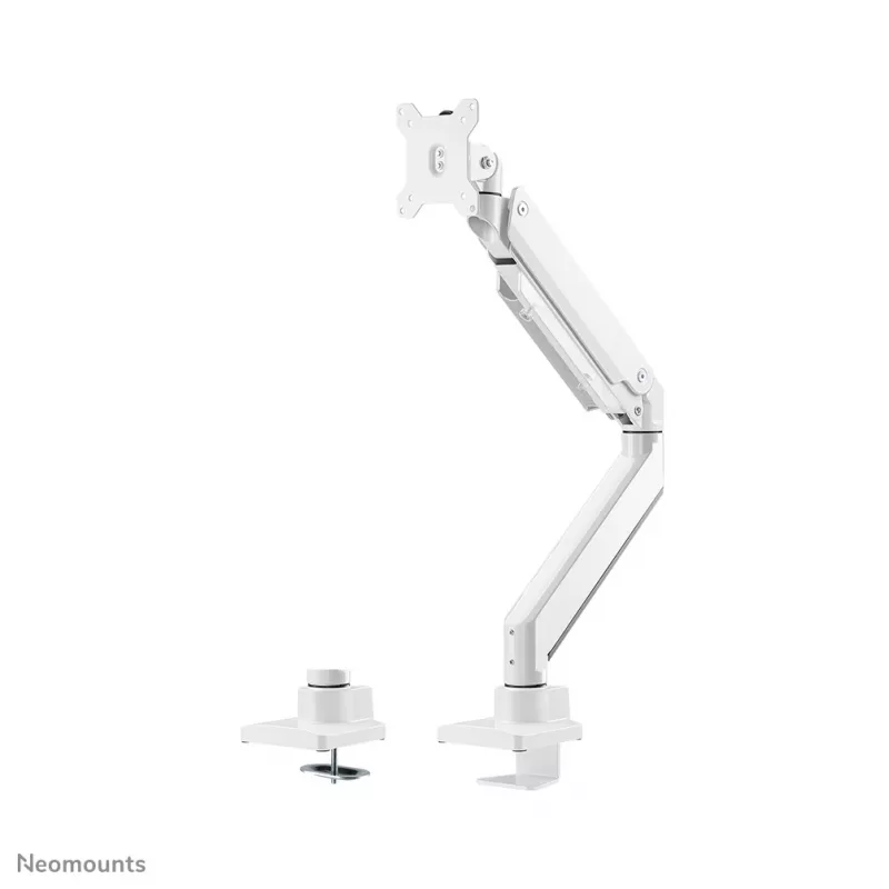 Neomounts NM-D775WHITEPLUS Monitorarm 10-49 Zoll - Gasfeder - Topfix - 180°-Anschlag