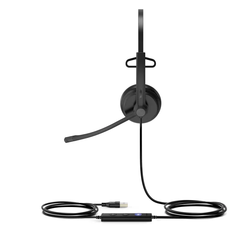 Yealink UH34 Mono Teams Headset, Kabelgebunden, Büro/Callcenter, 20 - 20000 Hz, 88 g, Headset, Schwarz