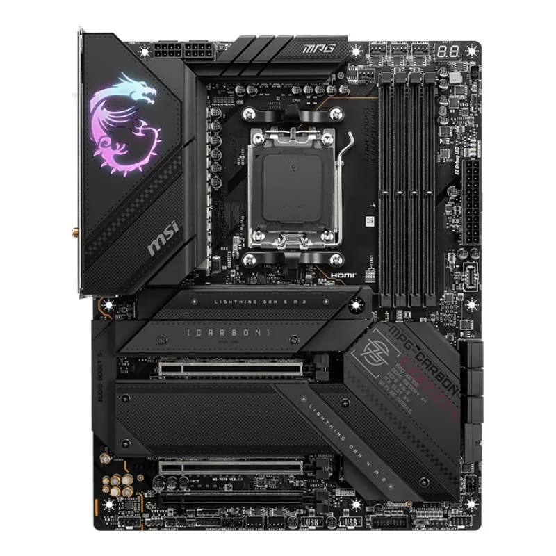 MSI MPG X670E CARBON WIFI motherboard AMD X670 Socket AM5 ATX