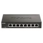 D-Link DGS-1100-08PV2 Managed L2/L3 Gigabit Ethernet (10/100/1000) Power over Ethernet (PoE) Schwarz