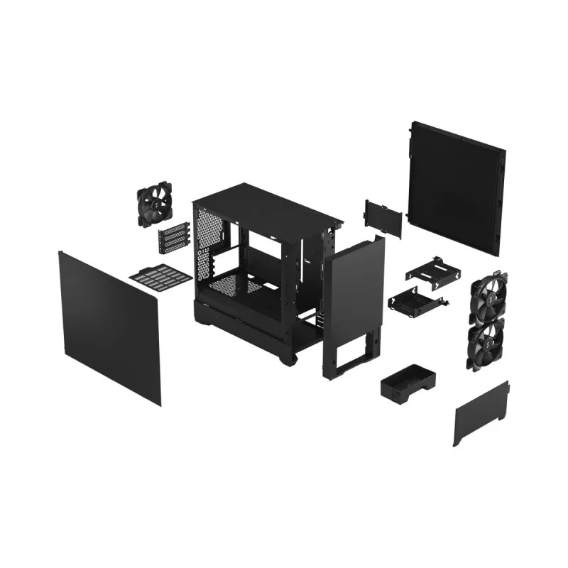 FRACTAL DESIGN Fractal Design Pop Mini Silent Schwarz Solid