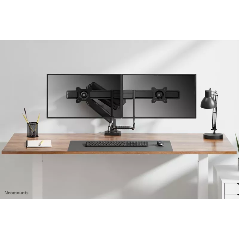 Neomounts DS75-450BL2 Monitorhalterung 17-32 Zoll - Gasfeder - Tischbefestigung - 180°-Stopp