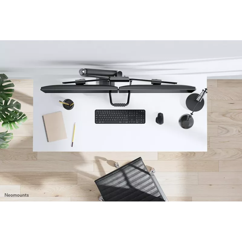 Neomounts DS75-450BL2 Monitorhalterung 17-32 Zoll - Gasfeder - Tischbefestigung - 180°-Stopp