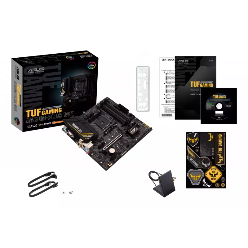 ASUS TUF GAMING A520M-PLUS WIFI AMD A520 Sockel AM4 micro ATX