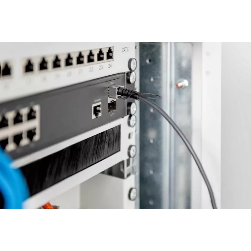 DIGITUS SFP+ 10G DAC Kabel 2m AWG 30 Cisco, Ubiquiti, Allied Telesis, Allnet, D-Link, Edimax, Intellinet, KTI Networks