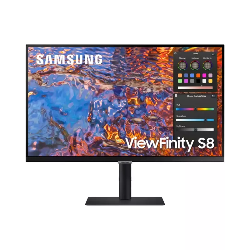 Monitor Samsung S80PB 32 Zoll 4K Ultra HD LED IPS 3840 x 2160, 5 ms, 178° Blickwinkel, USB-Hub, VESA, höhenverstellbar