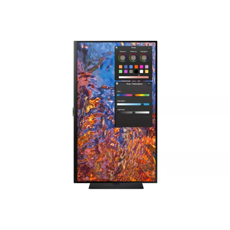 Monitor Samsung S80PB 32 Zoll 4K Ultra HD LED IPS 3840 x 2160, 5 ms, 178° Blickwinkel, USB-Hub, VESA, höhenverstellbar