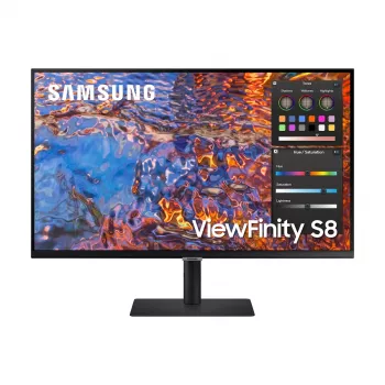Monitor Samsung S80PB 32 Zoll 4K Ultra HD LED IPS 3840 x 2160, 5 ms, 178° Blickwinkel, USB-Hub, VESA, höhenverstellbar