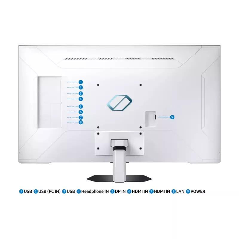 Samsung S43CG700NU Computer Monitor 109,2 cm (43 Zoll) 3840 x 2160 Pixel 4K Ultra HD LED Schwarz, Weiß