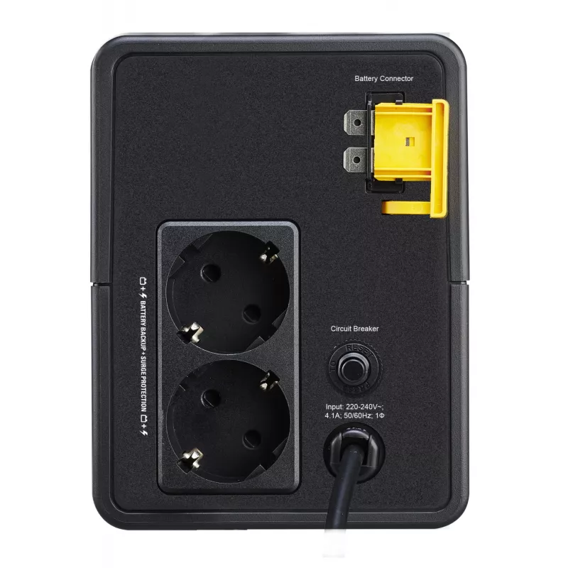 APC BVX900LI-GR unterbrechungsfreie Stromversorgung (USV) Line-Interactive 0,9 kVA 480 W 2 AC-Ausgänge