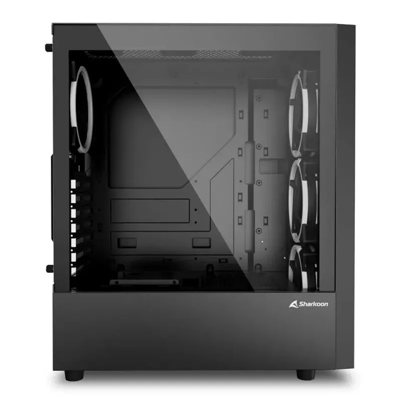 PC-Gehäuse Sharkoon RGB Wave Desktop Schwarz