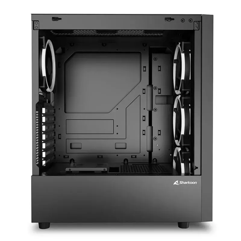 PC-Gehäuse Sharkoon RGB Wave Desktop Schwarz