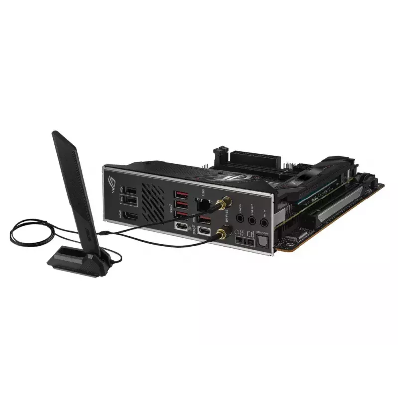 Motherboard ASUS ROG STRIX B650E-I GAMING WIFI mini ITX — AMD B650, Sockel AM5, DDR5, 2x M.2, Wi‑Fi 6E, 2,5Gb LAN