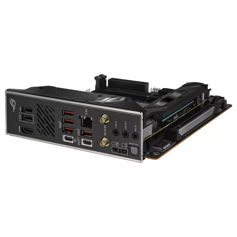 Motherboard ASUS ROG STRIX B650E-I GAMING WIFI mini ITX — AMD B650, Sockel AM5, DDR5, 2x M.2, Wi‑Fi 6E, 2,5Gb LAN