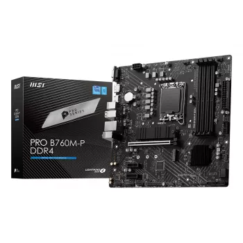 MSI PRO B760M-P DDR4 Motherboard Intel B760 LGA 1700 micro ATX