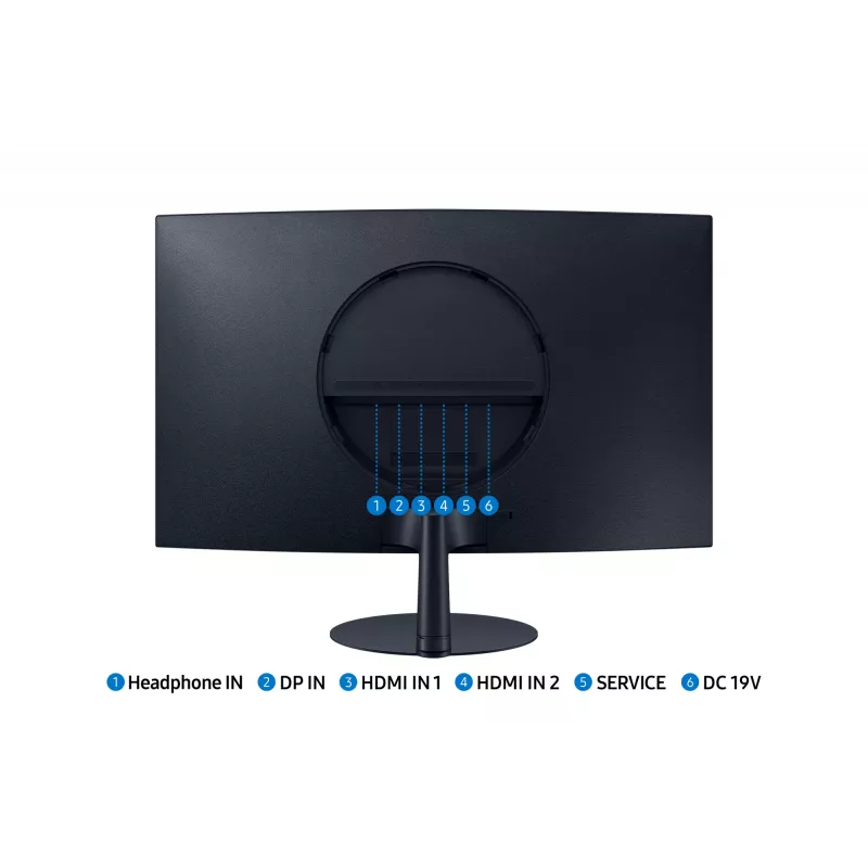 Samsung S39C Computer-Monitor 68,6 cm (27 Zoll) 1920 x 1080 Pixel Full HD LED Schwarz
