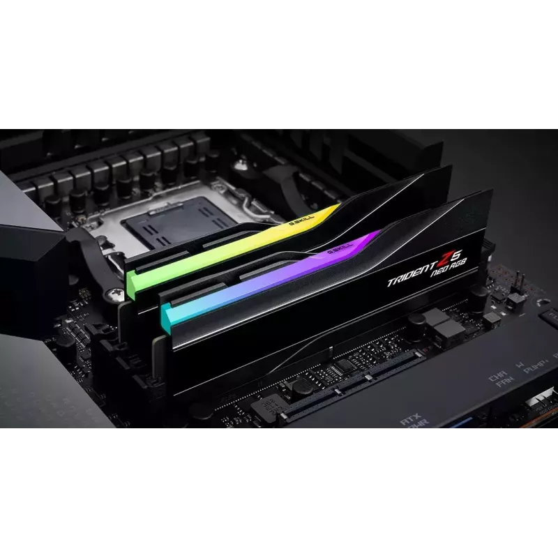 DIMM 32 GB DDR5-6000 (2x 16 GB) Dual-Kit, Arbeitsspeicher schwarz, F5-6000J3636F16GX2-TZ5NR, Trident Z NEO RGB, AMD EXPO