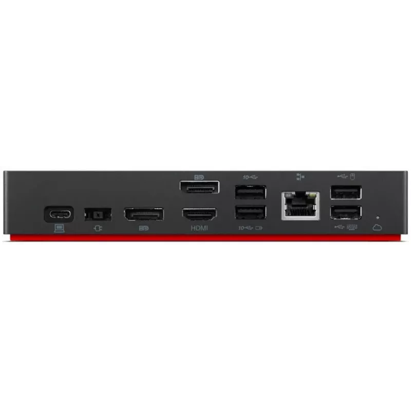 Lenovo ThinkPad Universal Thunderbolt 4 Smart Dock Kabelgebunden Schwarz 40 Gbit/s 100 W
