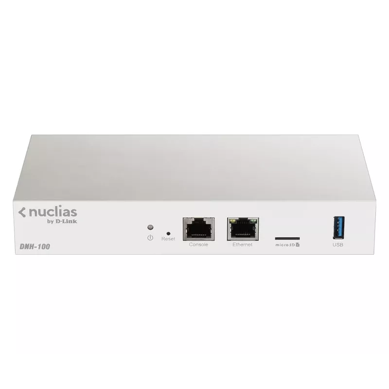 D-Link Nuclias Connect Hub, 100 Mbit/s, IEEE 802.1Q, IEEE 802.3ab, IEEE 802.3u, IEEE 802.3x, 10,100,1000 Mbit/s, WPA2, WPA3, Kabelgebunden, 100 - 240 V