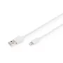 DIGITUS USB-A auf Lightning MFI C89, 2 m Daten- und Ladekabel, weiß, 5 V, 2,4 A