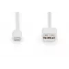 DIGITUS USB-A auf Lightning MFI C89, 2 m Daten- und Ladekabel, weiß, 5 V, 2,4 A