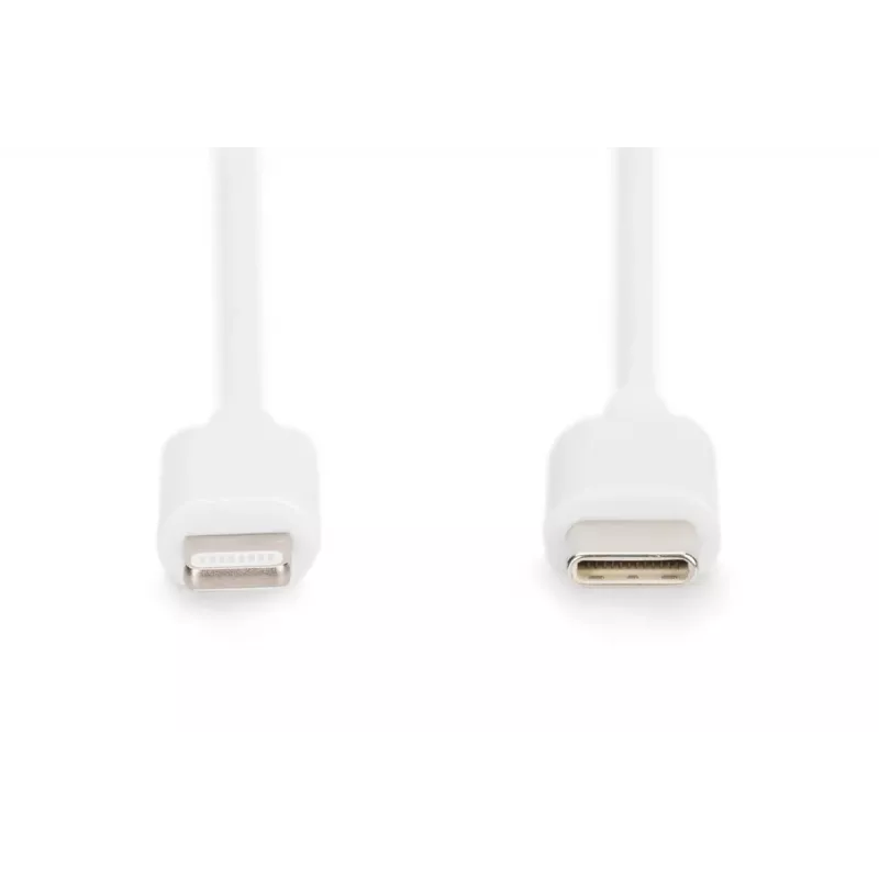 Ladekabel USB-C – Lightning Digitus Data DB-600109-010-W
