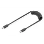 DIGITUS USB - Typ C auf USB - Typ C Spiralkabel, TPU USB 2.0, PD60W Max; 1m