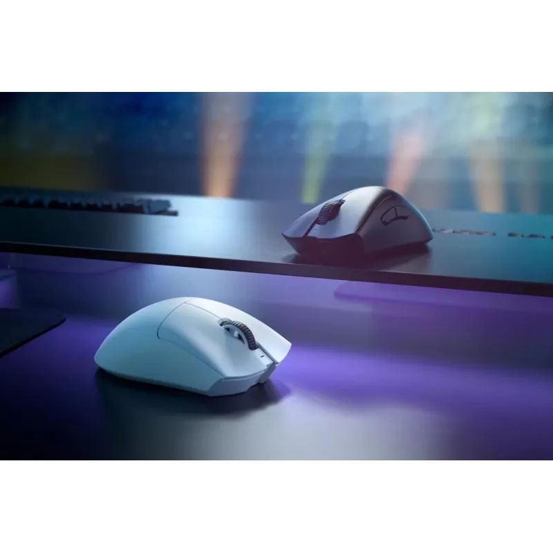 RAZER Deathadder V3 Pro Ergonomische kabellose/kabelgebundene Gaming-Maus Weiß
