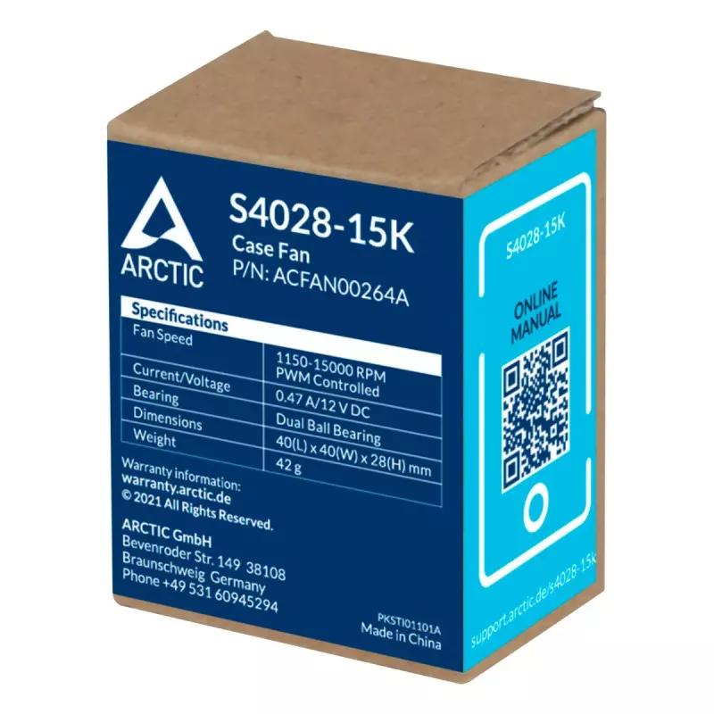 ARCTIC S4028-15K - 40 mm Server-Lüfter