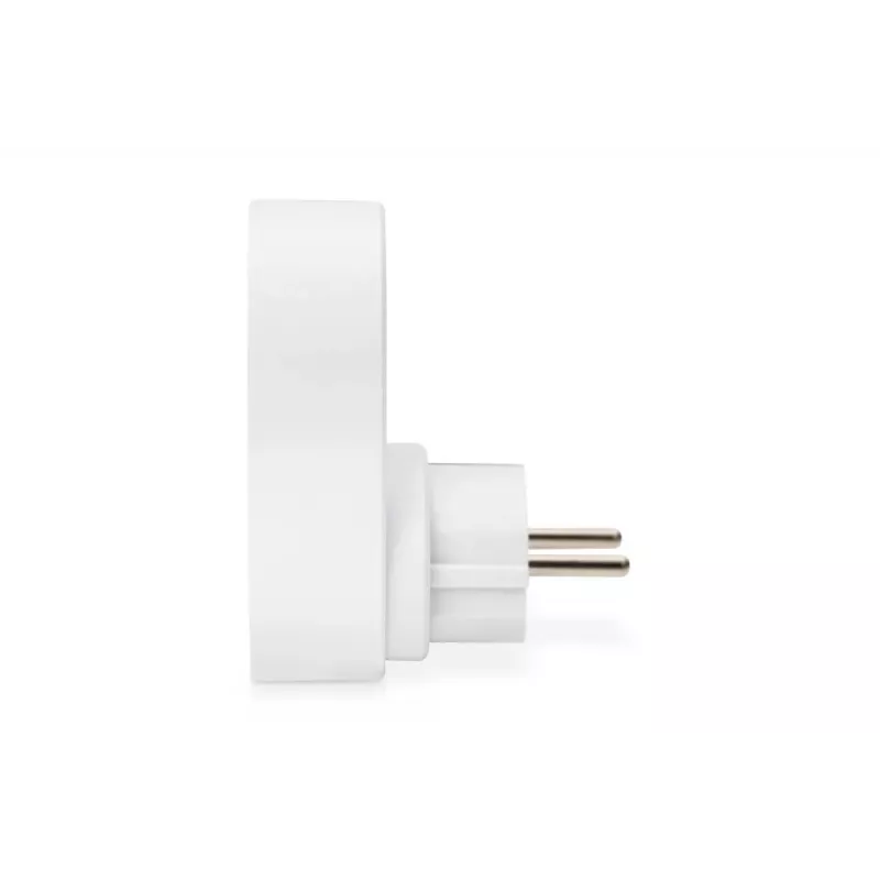 DIGITUS Netzteil mit 2 USB-Anschlüssen 250V, 50 Hz, USB: 5V, 2,1A, weiß / grau