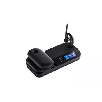 Yealink BH71-WORKSTATION-PRO Kopfhörer/Headset Kabellos Im-Ohr Büro/Callcenter Bluetooth Ladestation Schwarz