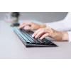 CHERRY KW 9100 schlank Tastatur Universal RF Wireless + Bluetooth QWERTZ Schwarz