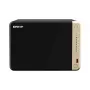 QNAP TS-664 NAS Tower Intel® Celeron® N5095 8 GB DDR4 0 TB QNAP QTS Schwarz, Bronze