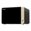 QNAP TS-664 NAS Tower Intel® Celeron® N5095 8 GB DDR4 0 TB QNAP QTS Schwarz, Bronze