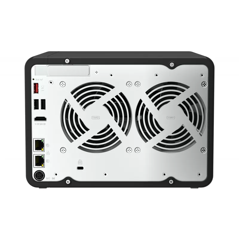 QNAP TS-664 NAS Tower Intel® Celeron® N5095 8 GB DDR4 0 TB QNAP QTS Schwarz, Bronze