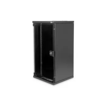 DIGITUS Wandmontagegehäuse 254 mm (10 Zoll) – 312 x 300 mm (B x T) Schwarz