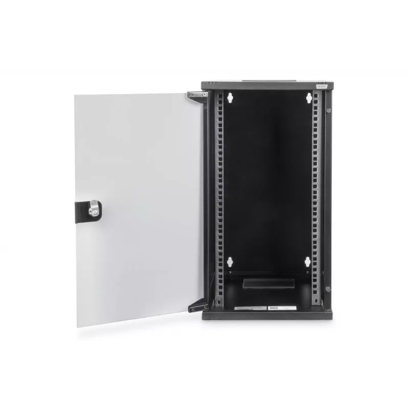 DIGITUS Wandmontagegehäuse 254 mm (10 Zoll) – 312 x 300 mm (B x T) Schwarz
