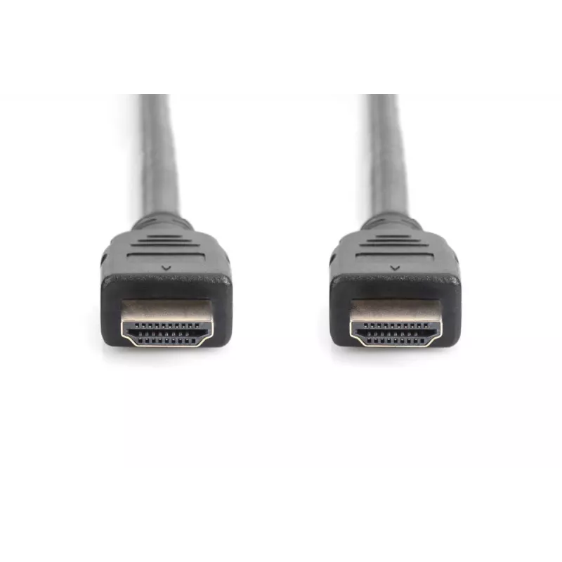 DIGITUS HDMI Ultra High Speed Verbindungskabel, Typ A M/M, 1m mit Ethernet, UHD 8K 60p, schwarz