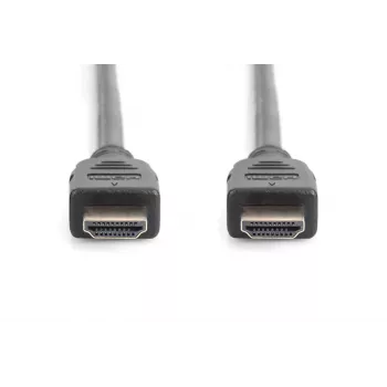 DIGITUS HDMI Ultra High Speed Verbindungskabel, Typ A M/M, 3 m mit Ethernet, UHD 8K 60p, Schwarz