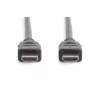 DIGITUS HDMI Ultra High Speed Verbindungskabel, Typ A M/M, 5m mit Ethernet, UHD 8K 60p, Schwarz