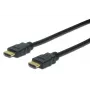 DIGITUS HDMI High-Speed-Verbindungskabel, Typ A M/M, 1m mit Ethernet, Ultra HD 60p, Gold schwarz