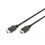 DIGITUS HDMI High Speed Verbindungskabel, Typ A M/M, 5m mit Ethernet, Full HD 60p, Gold Schwarz