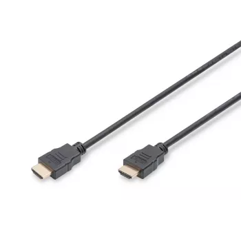 DIGITUS HDMI Standard-Anschlusskabel Typ A Stecker/Stecker 2m mit Ethernet HDMI 1.4 Full HD (ak-330114-020-s)