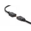 DIGITUS HDMI High Speed Verlängerungskabel, Typ A M/F, 3 m mit Ethernet, Ultra HD 24p, gold schwarz