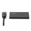DIGITUS Ultra schlank HDMI Splitter, 1x2, 4K/60Hz HDR, HDCP 2.2, 18 Gbps, Micro-USB-Stromversorgung