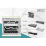 DIGITUS 10in Netzwerk-Bundle – 6U Schrank, graues Regal, PDU, 8-Port Switch, CAT6 Patchpanel